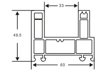 60推拉框-B